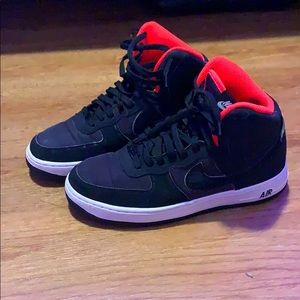Air Nike 1 high black crimson